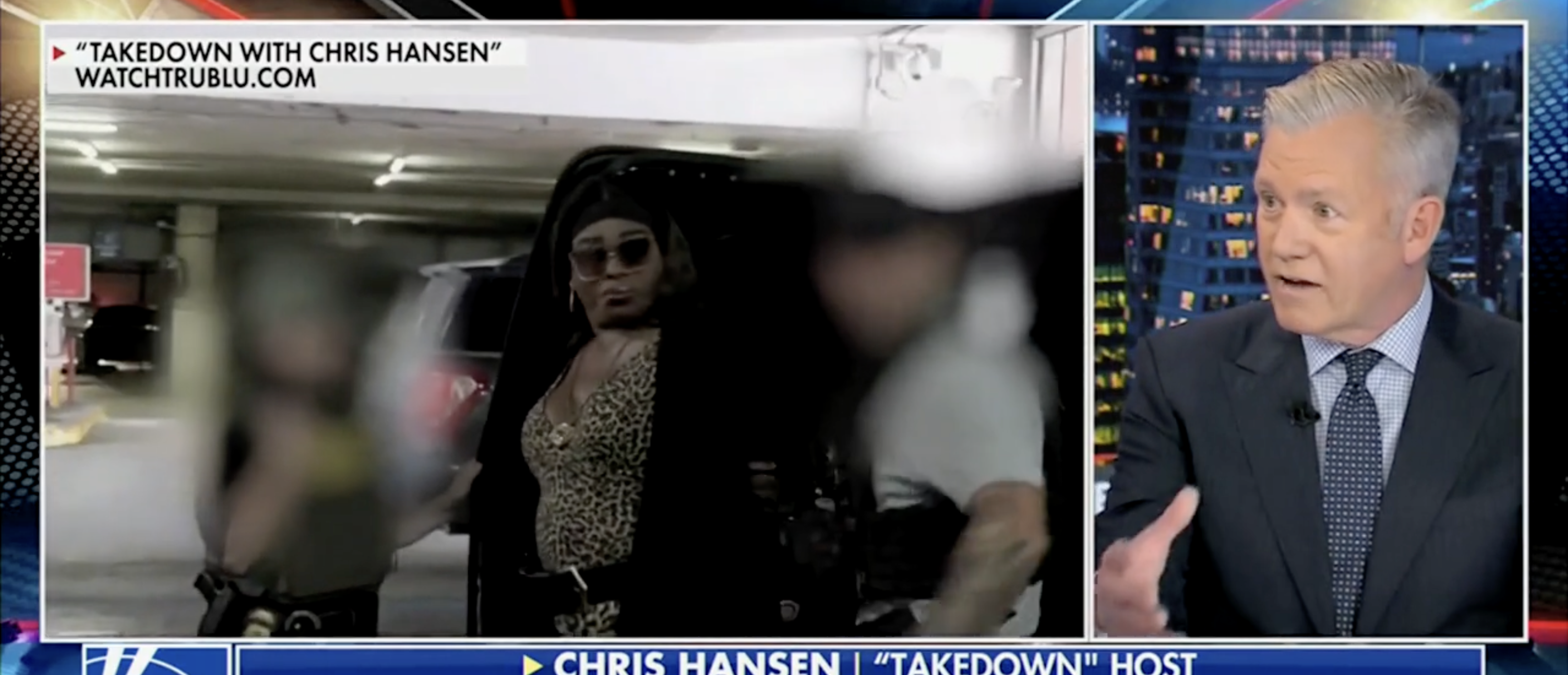 Chris Hansen on "Jesse Watters Primetime" discussing ICE ride along [Screenshot/Fox News/"Jesse Watters Primetime"]